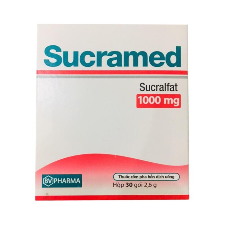 Sucramed 1000mg Hộp 30 viên - Điều trị loét dạ dày