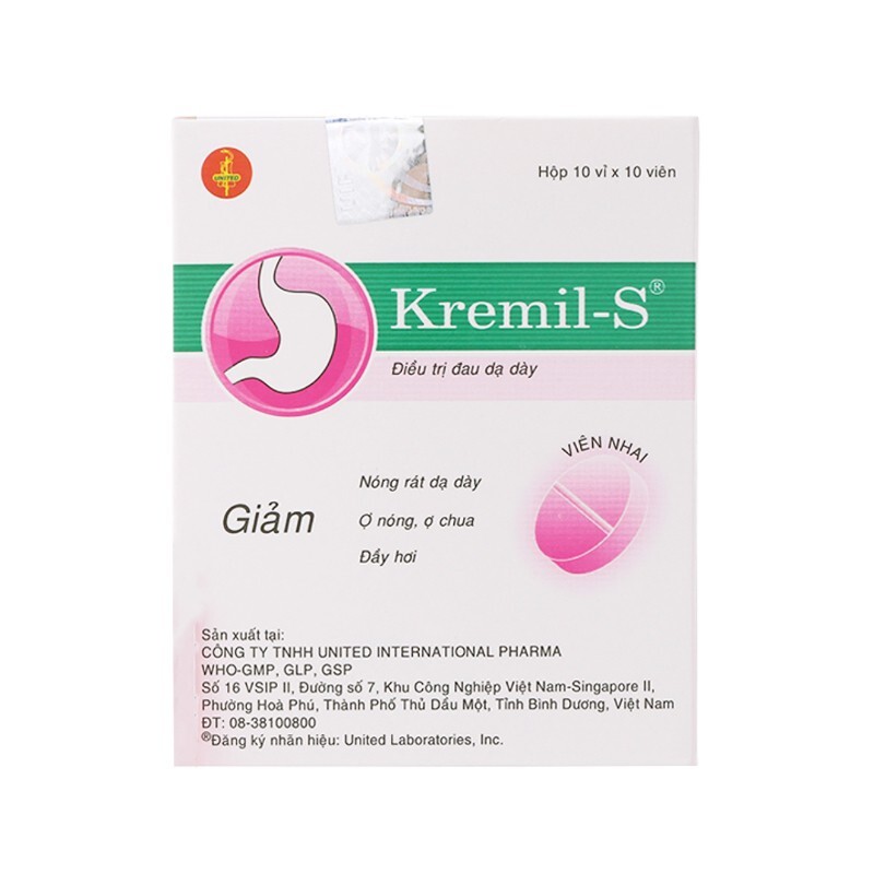 Kremil-S Hộp 100 viên – Điều trị các bệnh về dạ dày