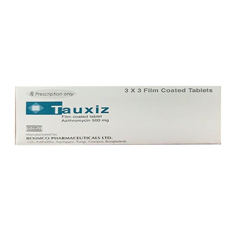 Tauxiz Hộp 9 viên – Điều trị nhiễm khuẩn da mô mềm