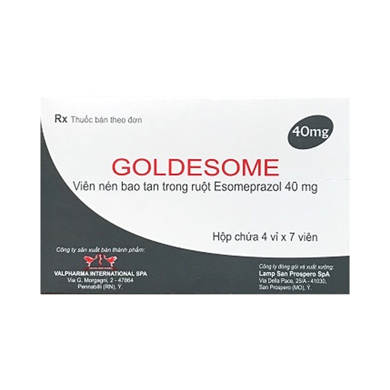 Goldesome 40mg Hộp 28 viên - Điều trị trào ngược dạ dày