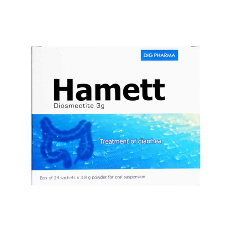 Hamett Hộp 24 gói – Điều trị triệu chứng đau của bệnh thực quản