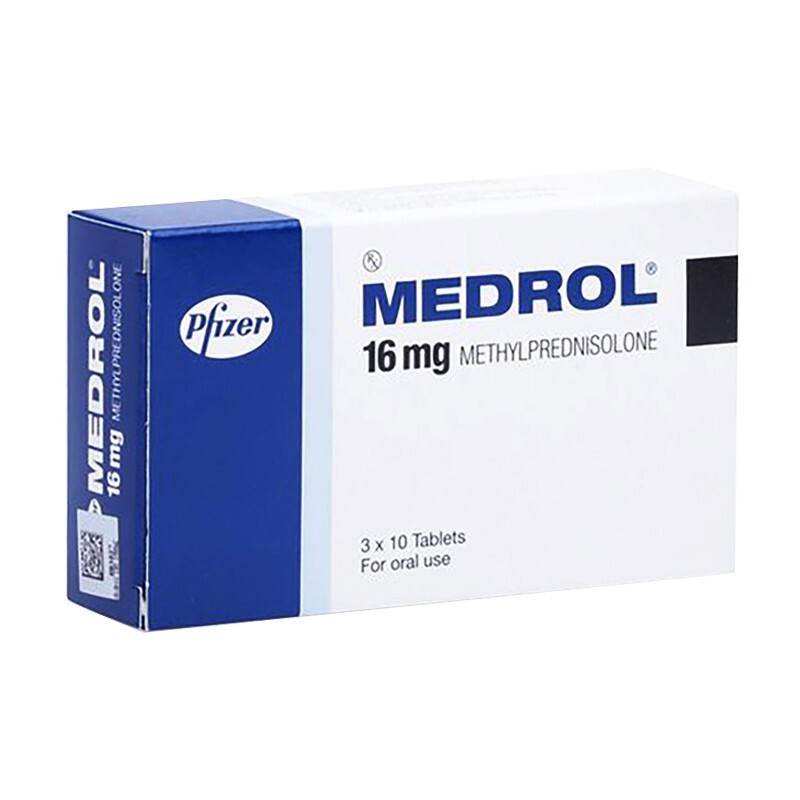 Medrol 16mg Hộp 30 viên – Chống viêm steroid