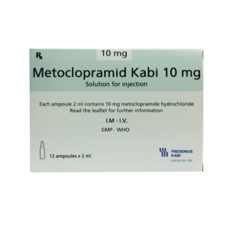 Metoclopramid Kabi 10mg – Điều trị rối loạn nhu động ruột