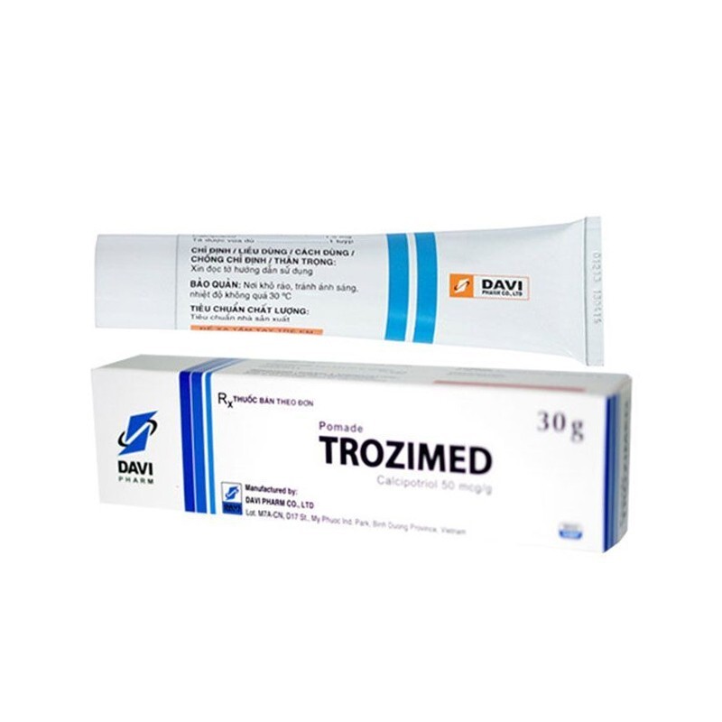 Trozimed Tuýp 30g – Điều Trị Vảy Nến Mảng