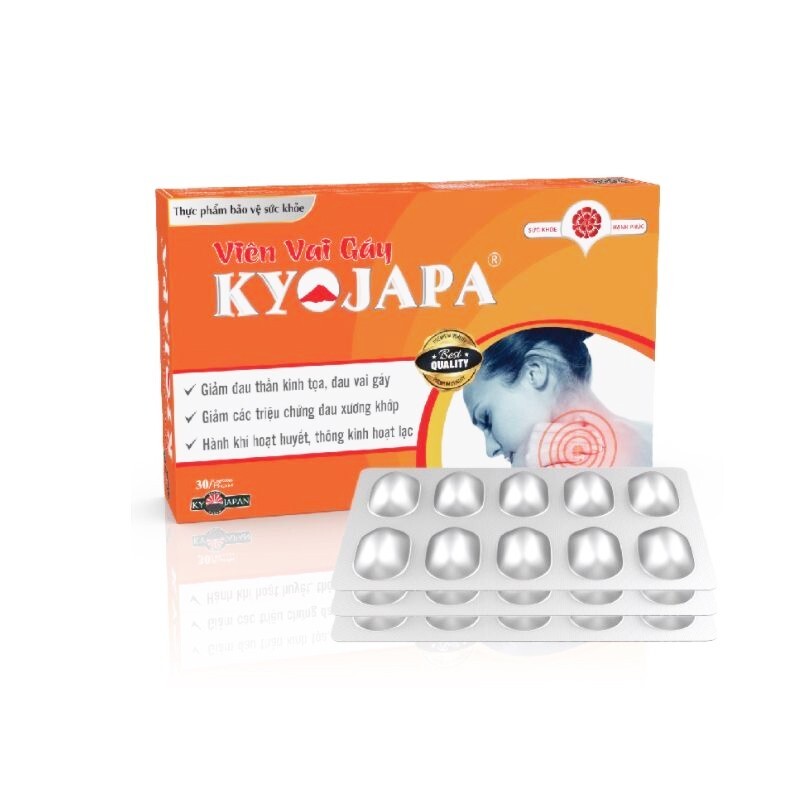 Viên Vai Gáy Kyojapa Hộp 30 Viên – Giảm Đau Nhức Xương Khớp