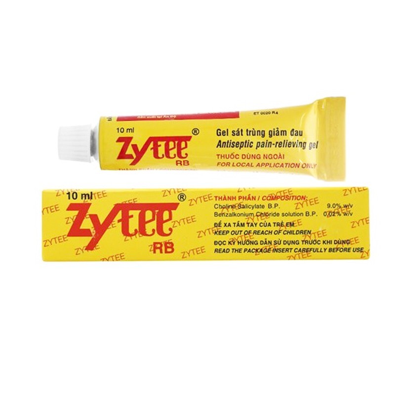 Zytee 10g – Thuốc Giảm Đau Do Viêm Lưỡi, Viêm Miệng