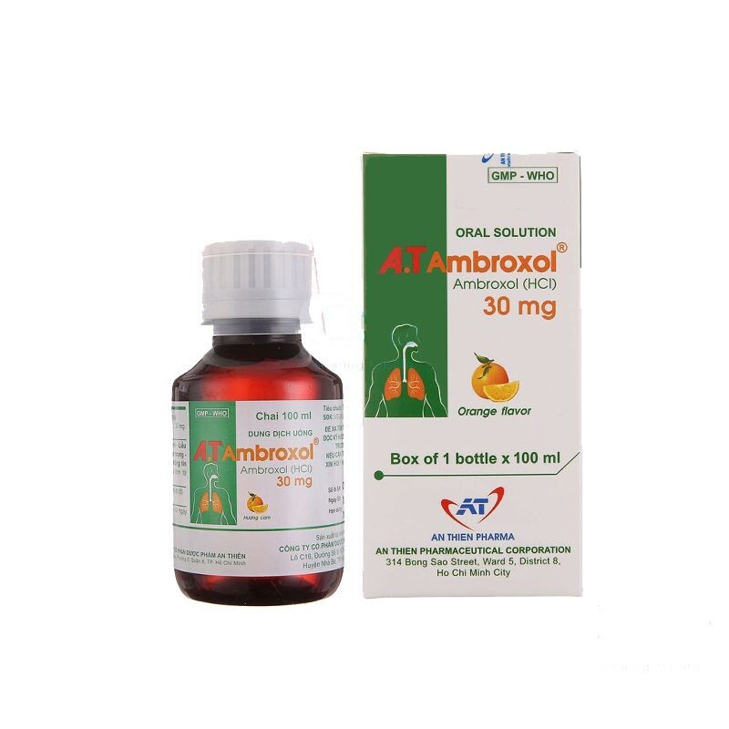A.T Ambroxol Chai 100ml – Điều Trị Bệnh Đường Hô Hấp A.T Ambroxol Chai 100ml – Điều Trị Bệnh Đường Hô Hấp