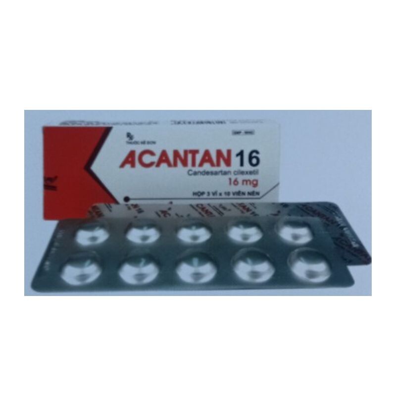 Acantan 16 Hộp 30 Viên – Điều Trị Tăng Huyết Áp