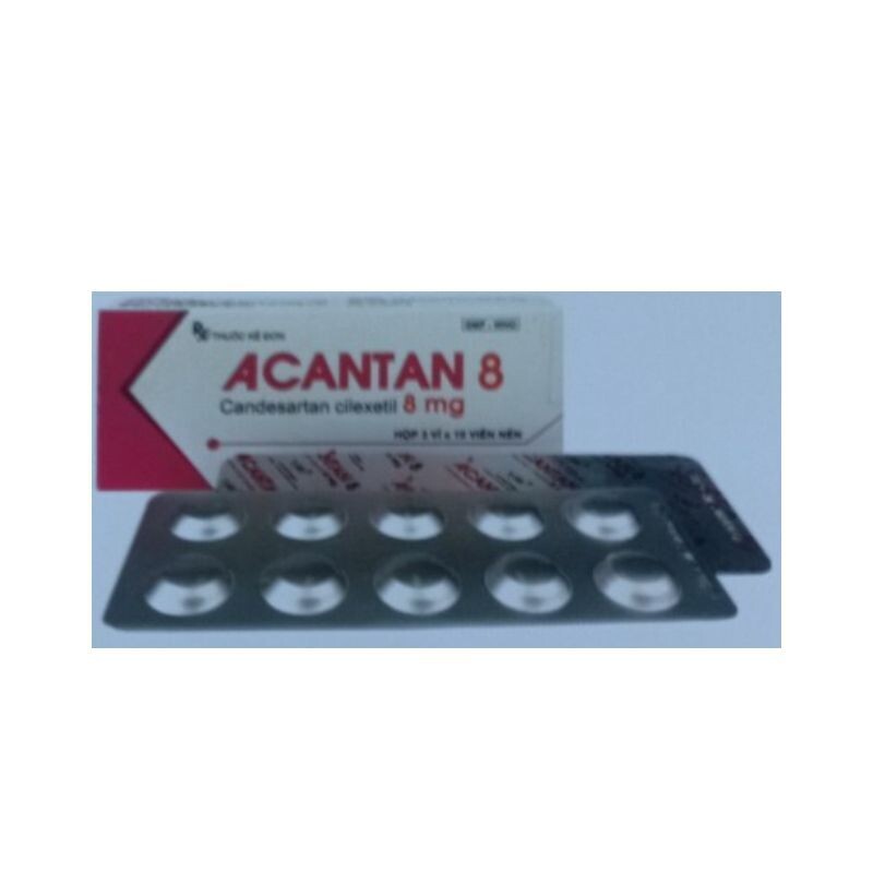 Acantan 8 Hộp 30 Viên – Điều Trị Tăng Huyết Áp Acantan 8 Hộp 30 Viên – Điều Trị Tăng Huyết Áp
