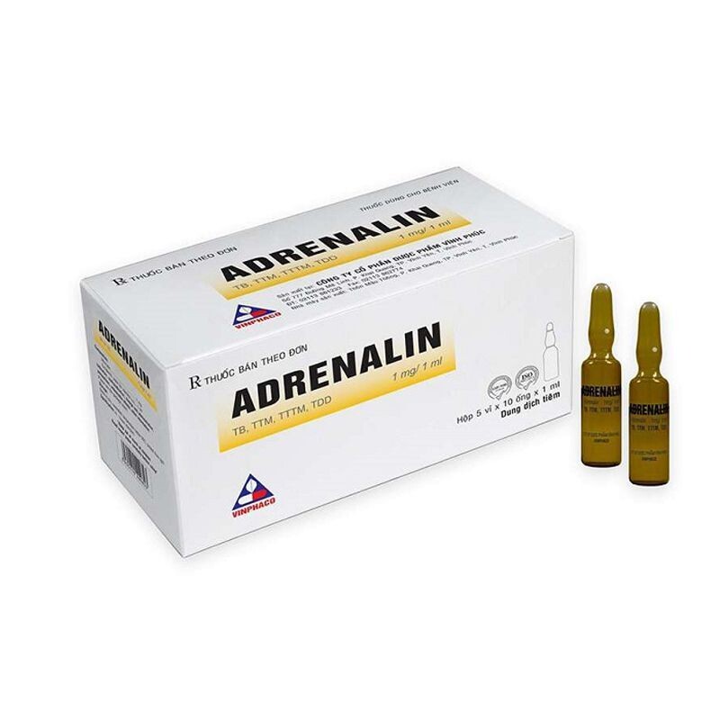 Adrenalin Hộp 50 Ống – Điều Trị Hồi Sức Tim Phổi