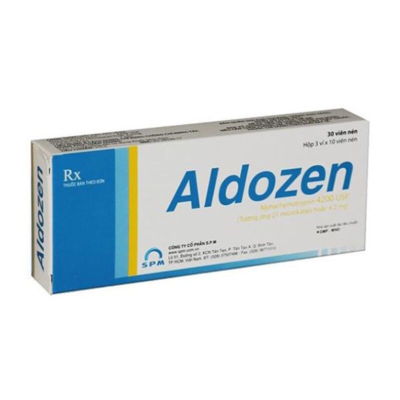 Aldozen Hộp 30 Viên – Điều Trị Phù Nề Sau Chấn Thương