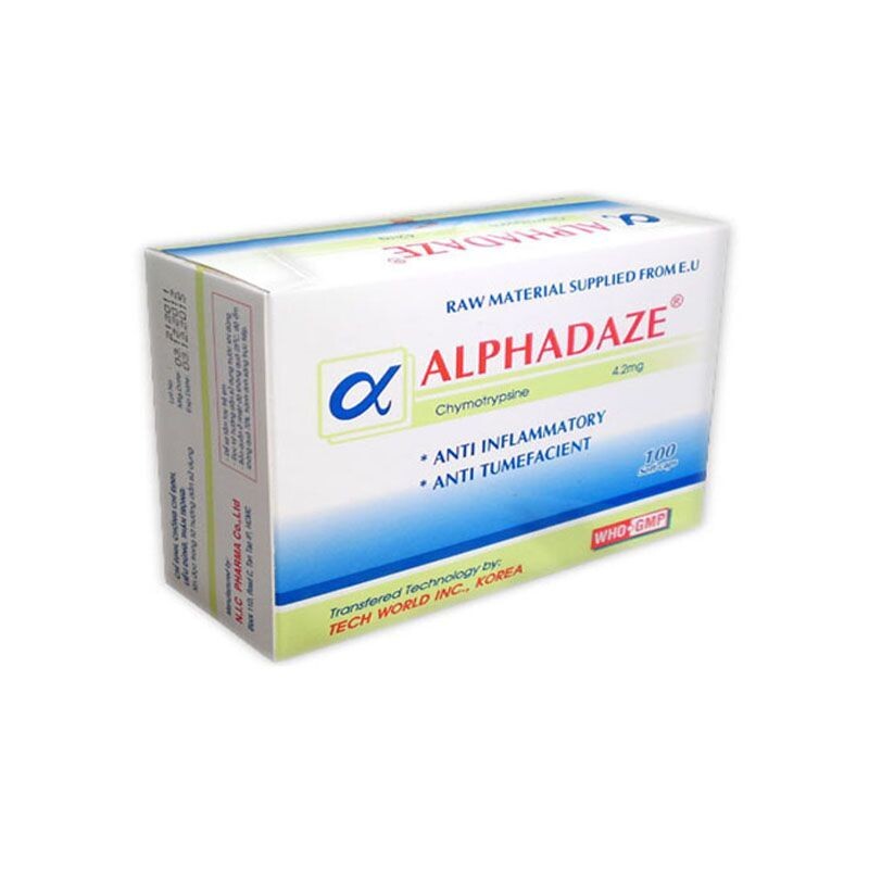 Alphadaze Hộp 100 Viên – Kháng Viêm, Trị Phù Nề