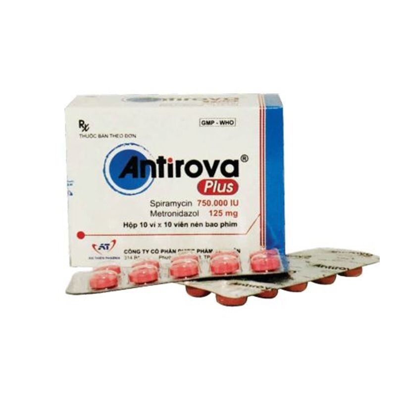 Antirova Plus Hộp 100 Viên – Điều Trị Nhiễm Trùng Răng Miệng