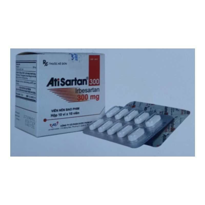 AtiSartan 300 Hộp 30 Viên – Điều Trị Tăng Huyết Áp