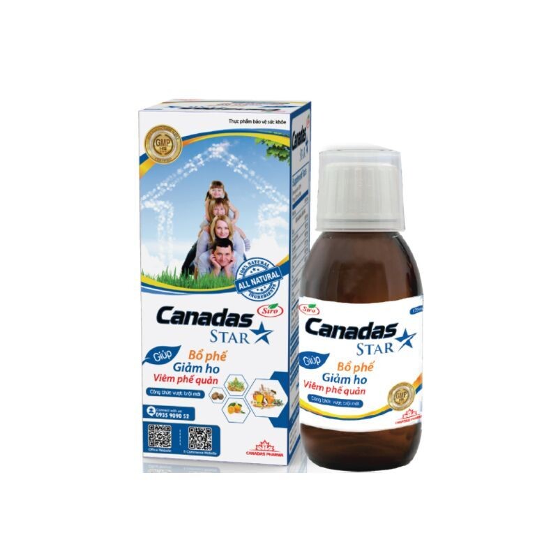 Canadas Star Lọ 125ml – Giảm Các Triệu Chứng Viêm Phế Quản