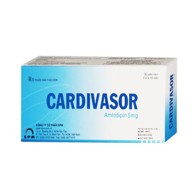 Cardivasor Hộp 30 Viên – Điều Trị Tăng Huyết Áp Vô Căn