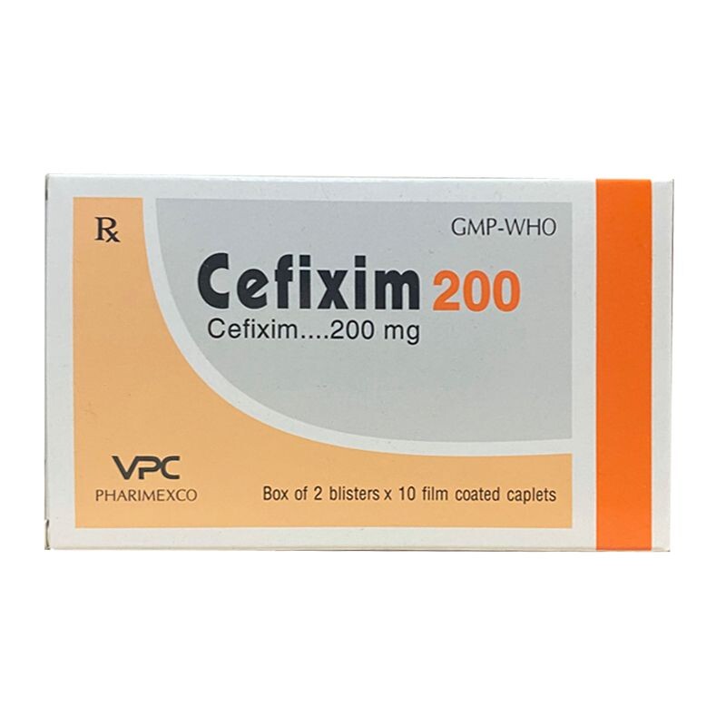 Cefixim 200 Hộp 20 Viên – Điều Trị Nhiễm Trùng Hô Hấp