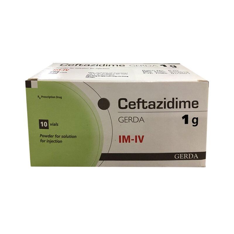 Ceftazidime 1g Hộp 10 Lọ – Điều Trị Nhiễm Khuẩn Nặng