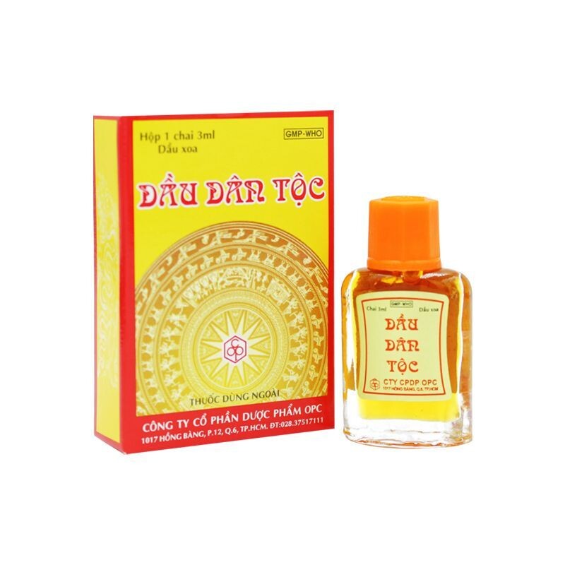 Dầu dân tộc chai 3ml – Chữa cảm gió