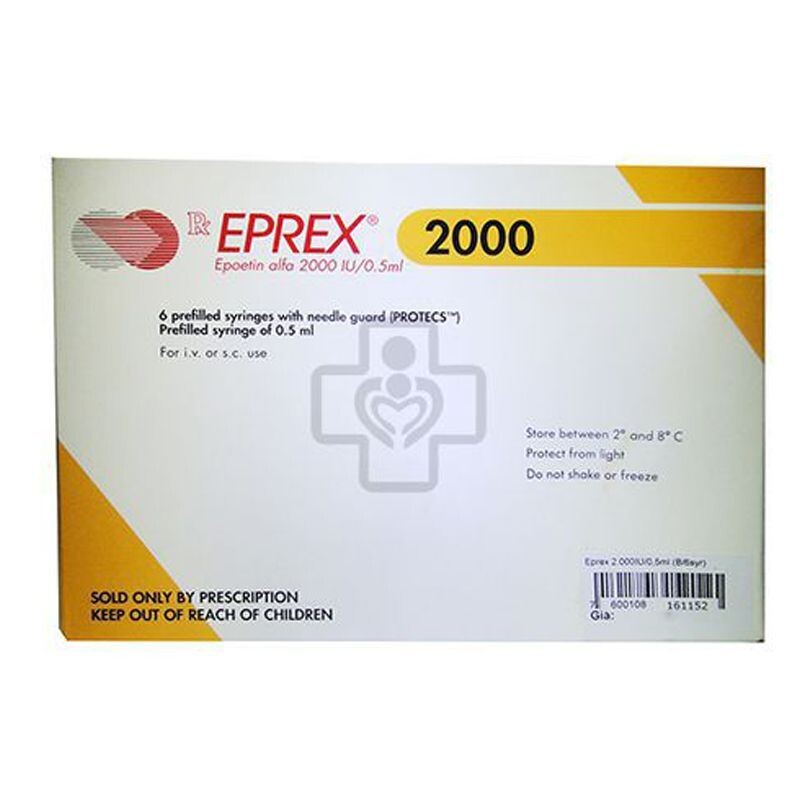 Eprex 2000 Hộp 6 Ống – Điều Trị Thiếu Máu Suy Thận