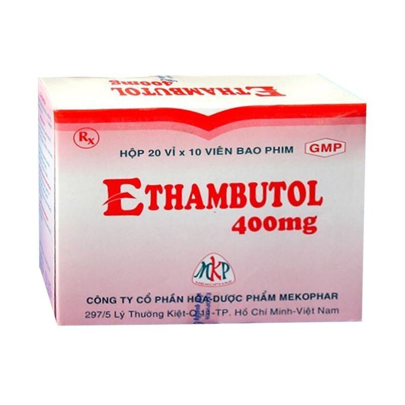 Ethambutol Hộp 200 Viên – Điều Trị Bệnh Lao
