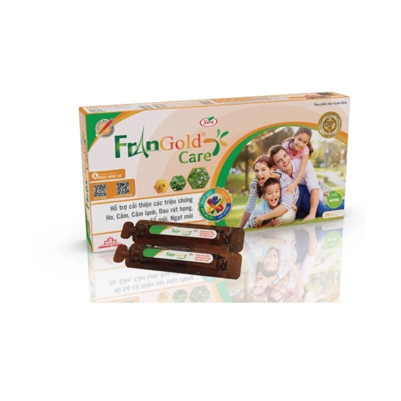 FranGold Care Hộp 20 Ống – Cải Thiện Các Triệu Chứng Ho