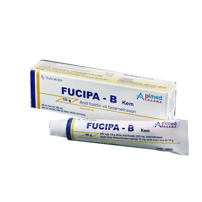 Fucipa B - Tuýp 10g - Điều trị viêm da nhiễm khuẩn 