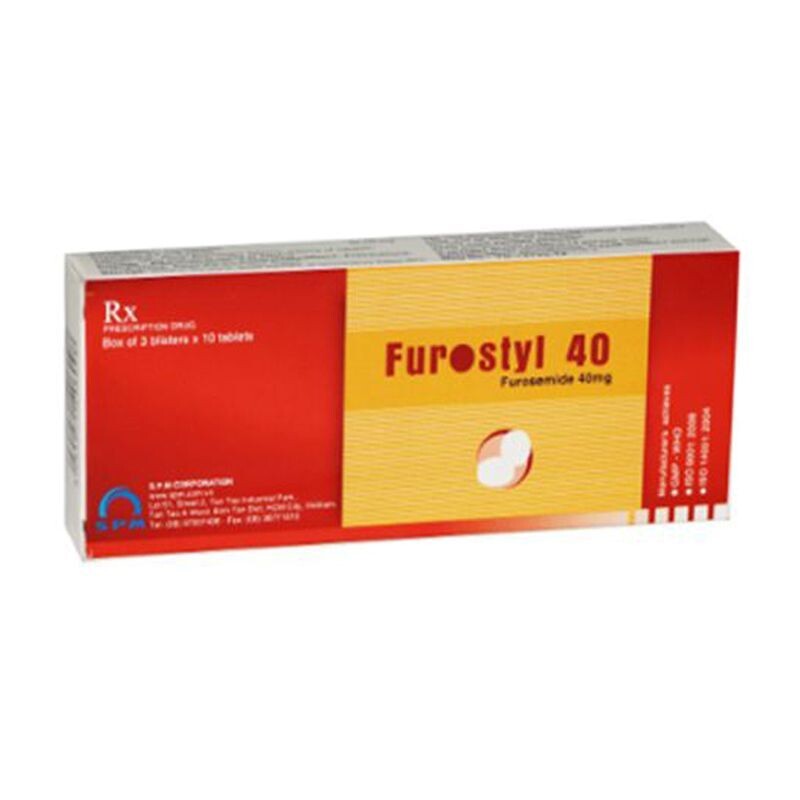 Furostyl 40 Hộp 30 Viên – Điều Trị Tăng Huyết Áp Hiệu Quả