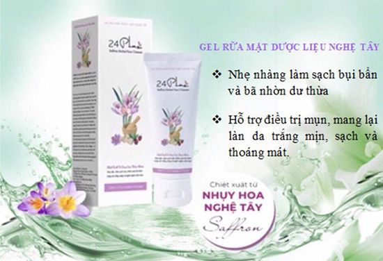 Gel Rửa Mặt Dược Liệu Nghệ Tây