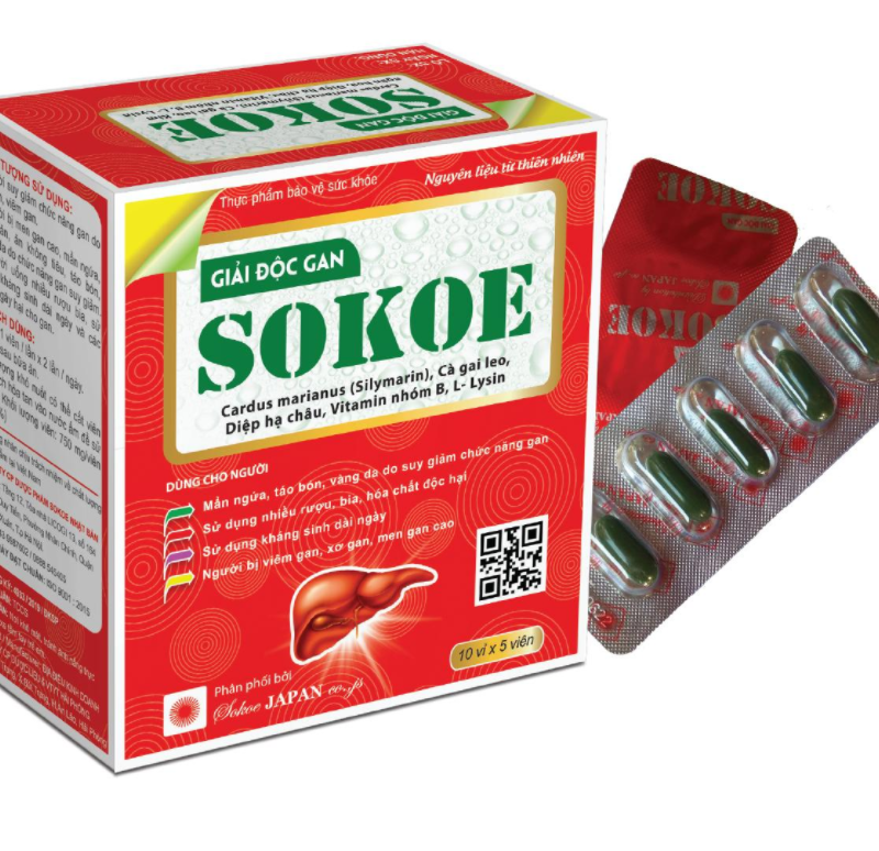 Giải Độc Gan Sokoe Hộp 50 Viên – Giải Độc