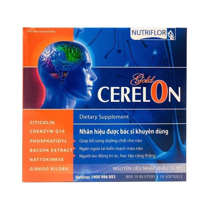 Gold Cerelon Hộp 100 Viên – Hoạt Huyết Dưỡng Não