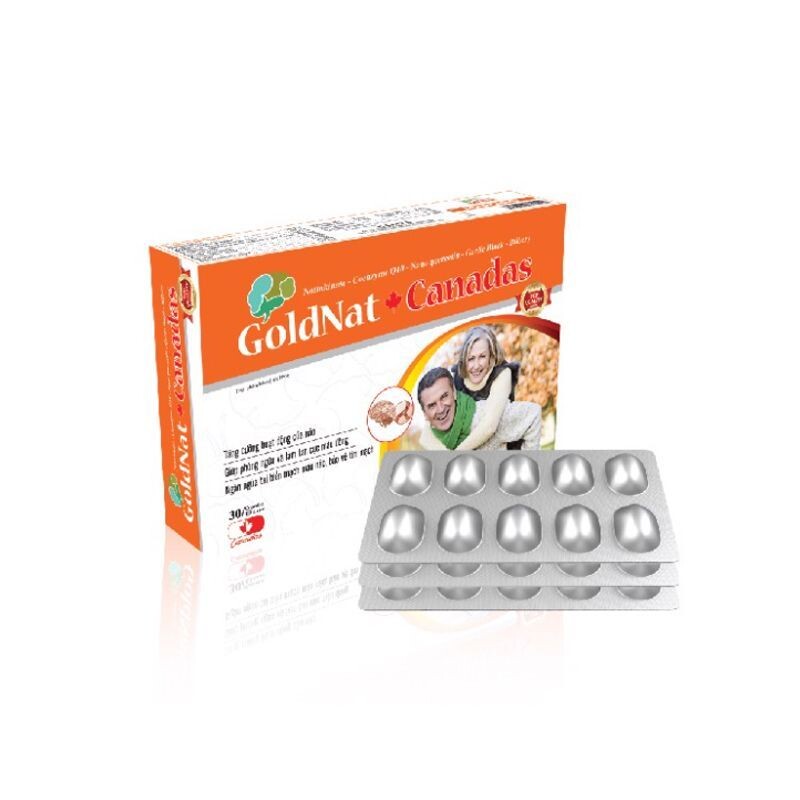 GoldNat Canadas Hộp 30 Viên – Tăng Cường Lưu Thông Máu