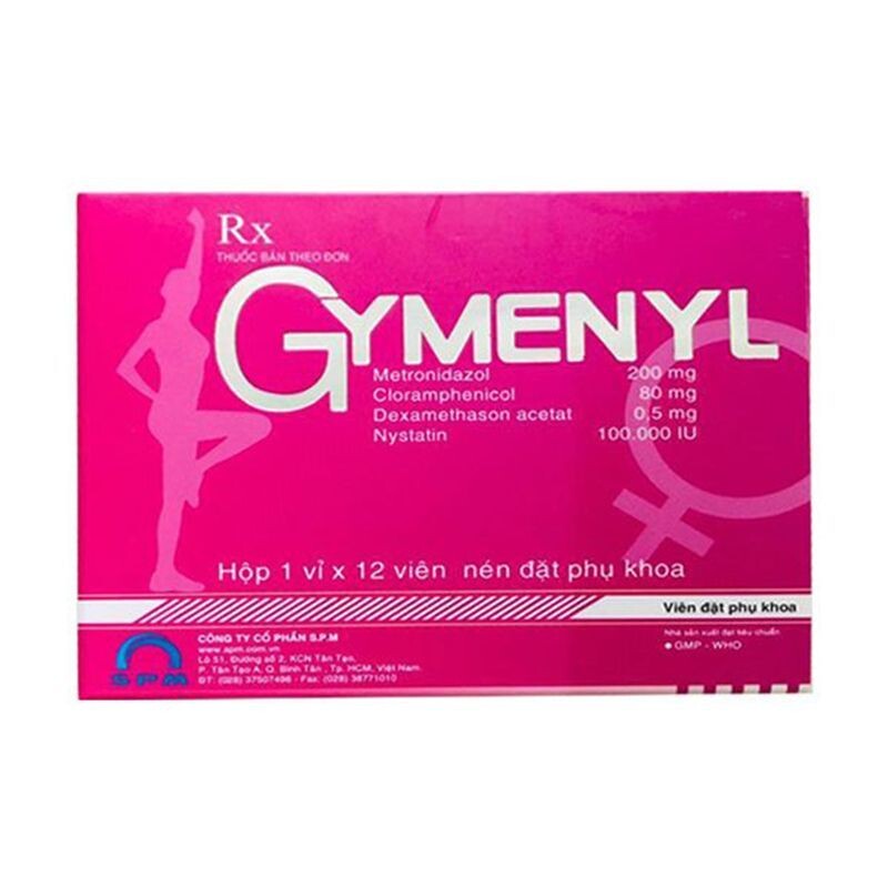 Gymenyl Hộp 12 Viên – Điều Trị Viêm Nhiễm Phụ Khoa