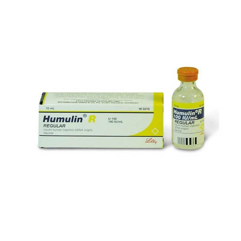 Humulin R chai 10ml – Dùng cho bệnh nhân tiểu đường đòi hỏi insulin