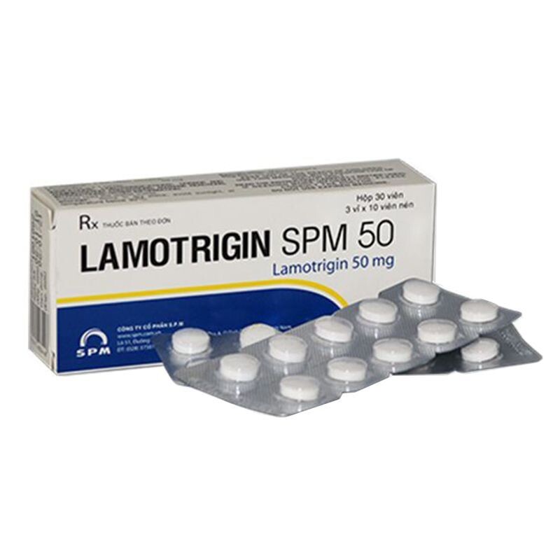 Lamotrigin SPM 50 Hộp 30 Viên – Điều Trị Động Kinh Ở Người Lớn