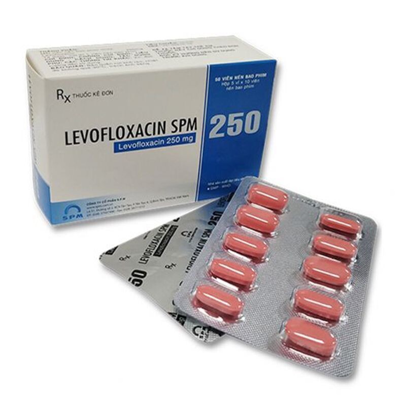 Levofloxacin SPM 250 Hộp 50 Viên – Điều Trị Nhiễm Trùng Da Và Mô Mềm