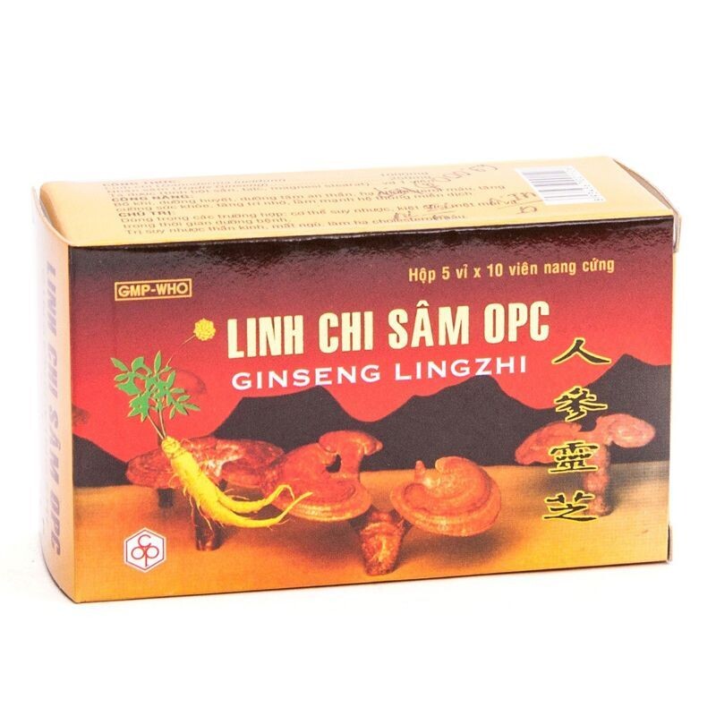 Linh chi sâm OPC hộp 50 viên – Tăng cường sức khỏe