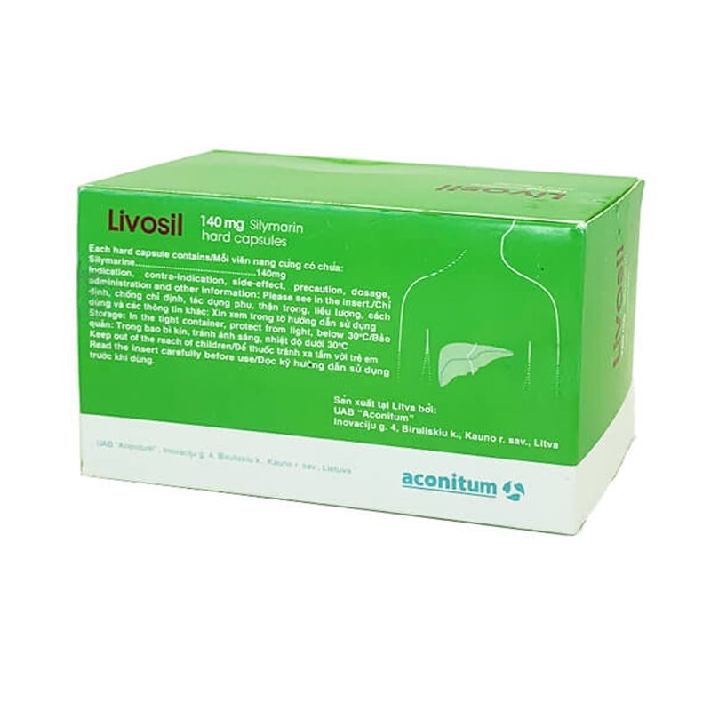 Livosil 140mg - Điều Trị Bệnh Viêm Gan
