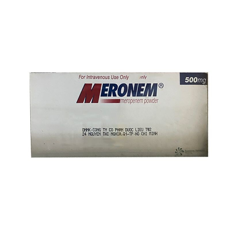 Meronem hộp 500mg – Điều trị viêm phổi & viêm phổi bệnh viện