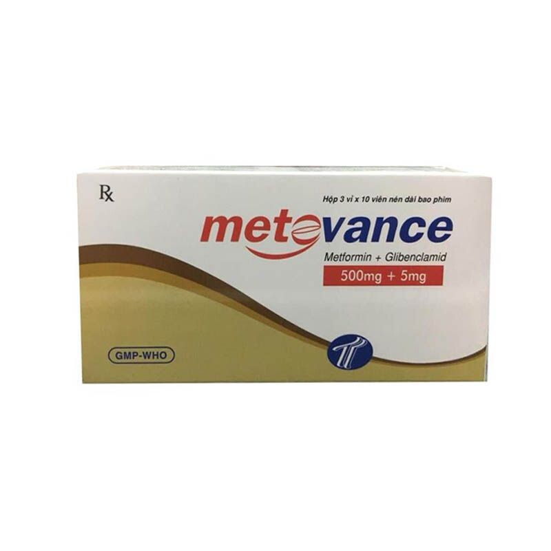 Metovance hộp 30 viên – Hỗ trợ điều trị bệnh tiểu đường type II