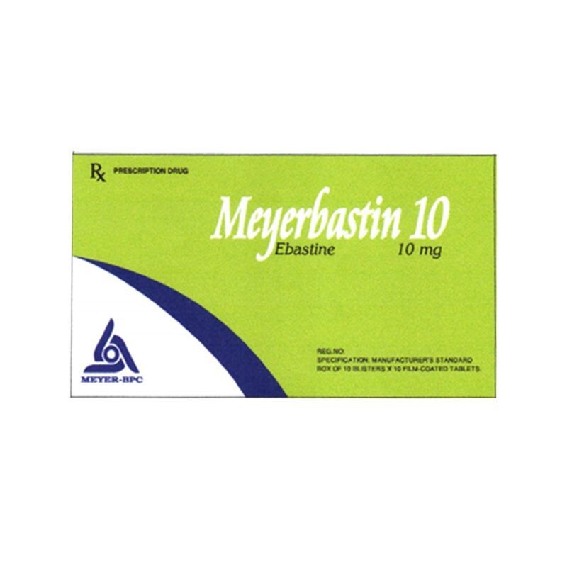 Meyerbastin 10 hộp 100 viên – Điều trị viêm mũi dị ứng theo mùa hoặc quanh năm