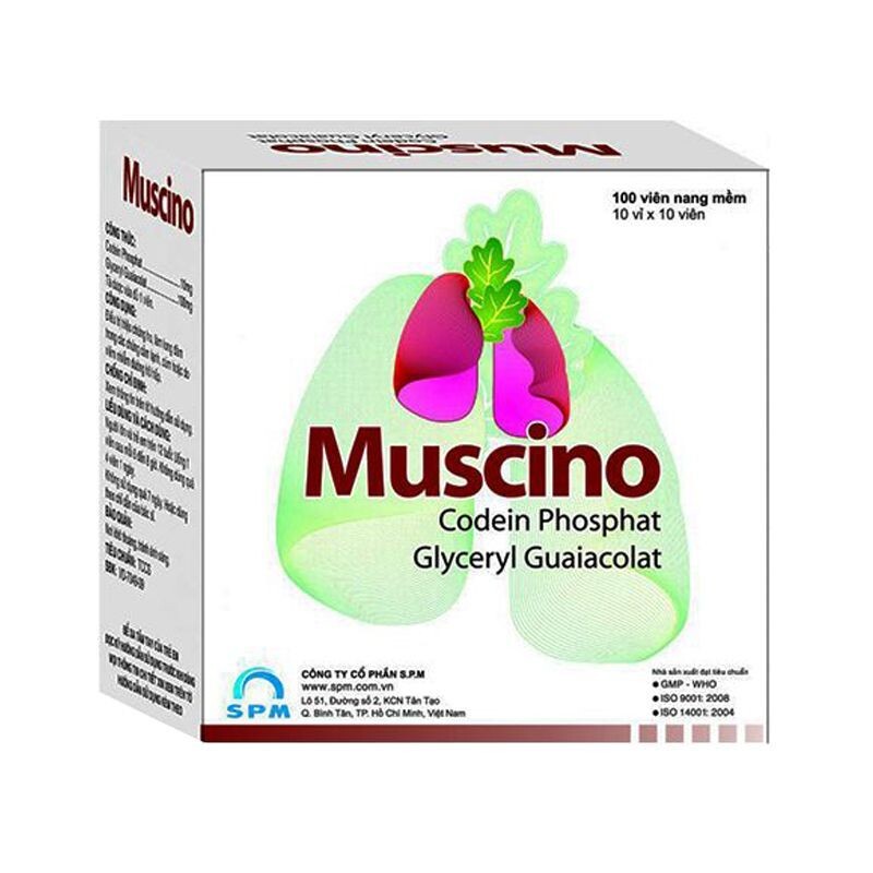 Muscino Hộp 100 Viên – Điều Trị Chứng Ho Khan Hoặc Kích Ứng