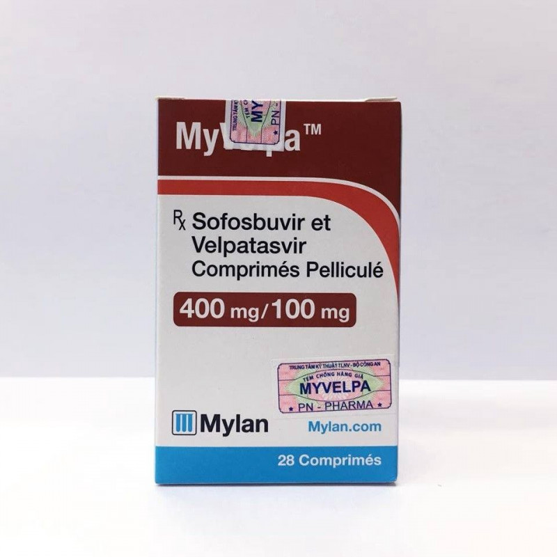 MyVelpa – Thuốc điều trị Viêm gan virus C – Hộp 28 viên