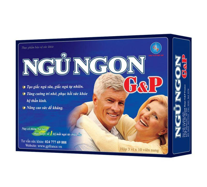 Ngủ Ngon GP – Viên uống nhủ ngon – Hộp 30 viên