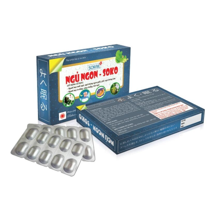 Ngủ Ngon Soko Hộp 30 Viên – Giúp Dưỡng Tâm