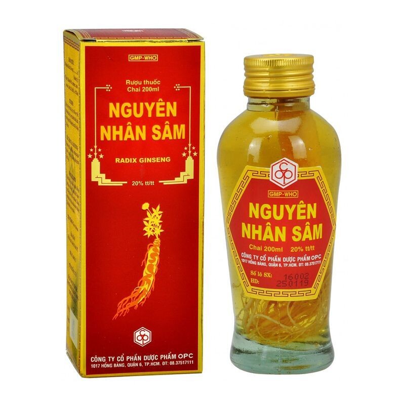 Nguyên Nhân Sâm chai 200ml – Bồi bổ sức khỏe