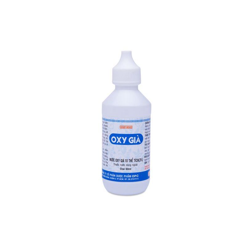 Nước oxy già 10tt lọ 60ml 