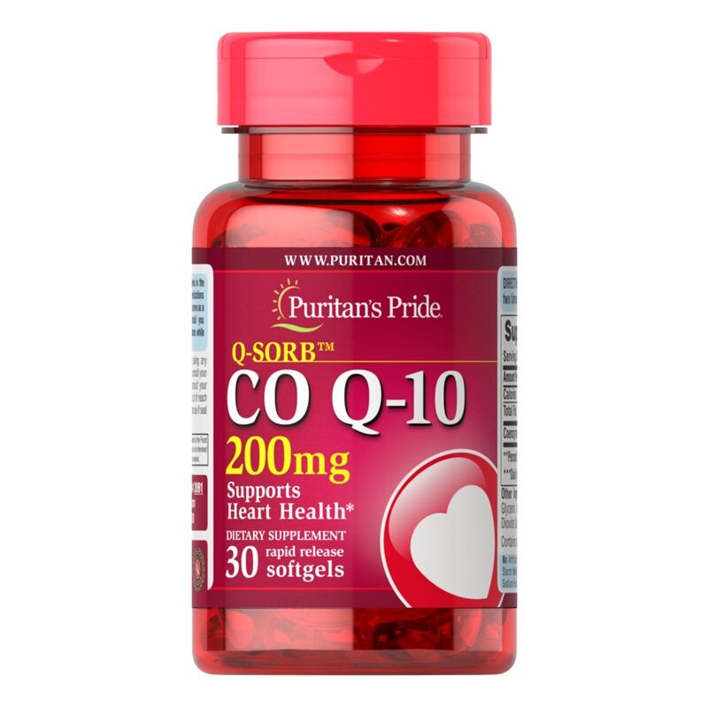 Q-SORB™ Co Q-10 200mg Lọ 30 Viên – Viên Hỗ Trợ Tim Mạch