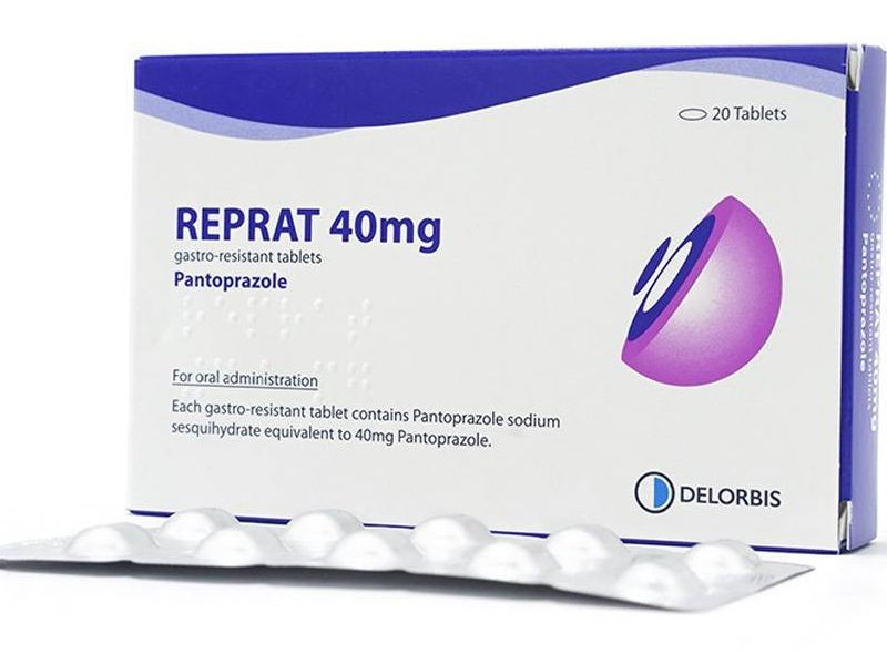 Reprat hộp 20 viên – Điều trị viêm loét dạ dày
