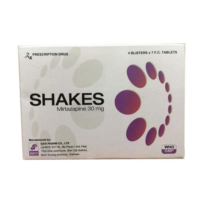 Shakes Hộp 28 Viên – Điều Trị Bệnh Trầm Cảm